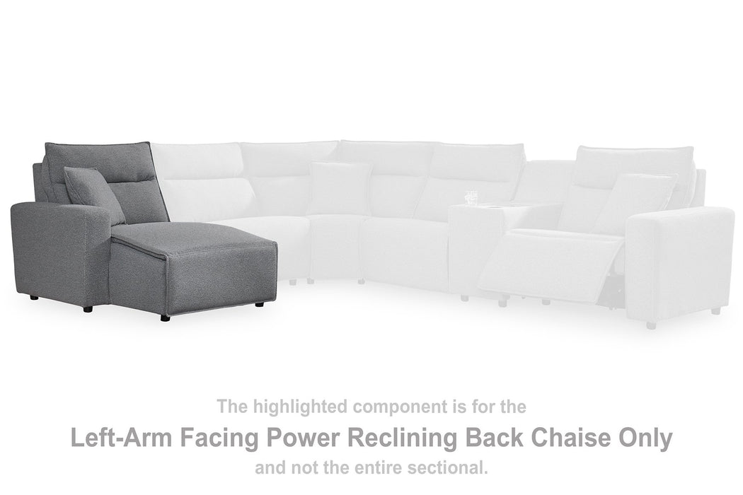 ModMax II Reclining Sectional with Chaise and Audio Console - Imperial Furniture (Las Vegas, NV) - Multi Location