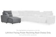 ModMax II Reclining Sectional with Chaise and Audio Console - Imperial Furniture (Las Vegas, NV) - Multi Location