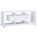 Darien 2-drawer Rectangular TV Console White - Imperial Furniture (Las Vegas, NV) - Multi Location