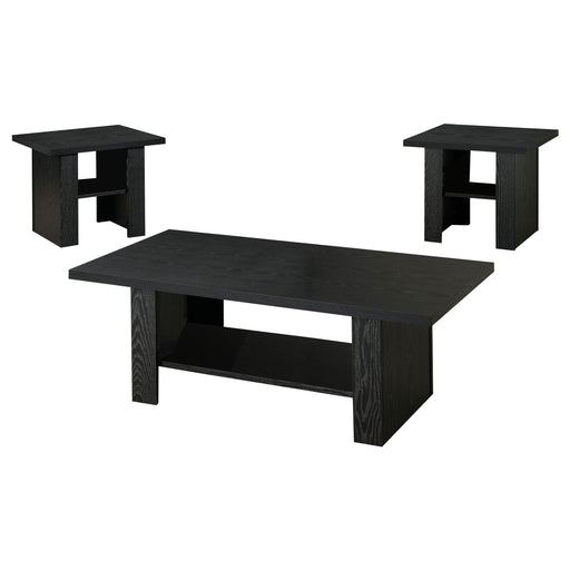 Rodez 3-piece Occasional Table Set Black Oak - Imperial Furniture (Las Vegas, NV) - Multi Location
