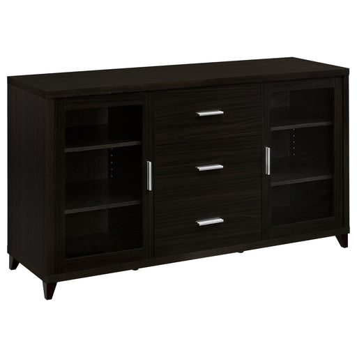 Lewes 2-door TV Stand with Adjustable Shelves Cappuccino - Imperial Furniture (Las Vegas, NV) - Multi Location