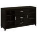 Lewes 2-door TV Stand with Adjustable Shelves Cappuccino - Imperial Furniture (Las Vegas, NV) - Multi Location