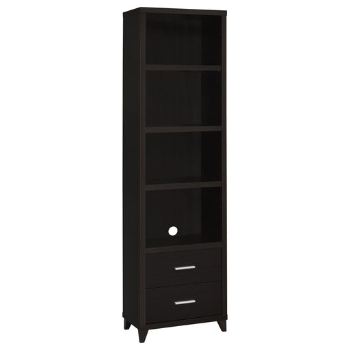 Lewes 2-drawer Media Tower Cappuccino - Imperial Furniture (Las Vegas, NV) - Multi Location
