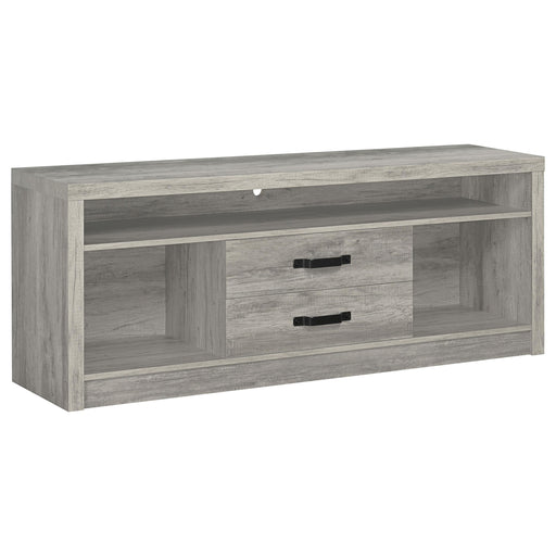 Burke 2-drawer TV Console Grey Driftwood - Imperial Furniture (Las Vegas, NV) - Multi Location