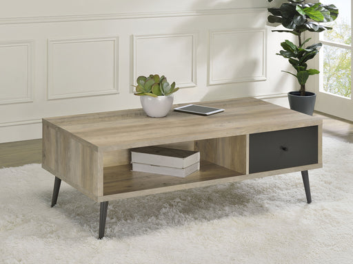 Welsh1-drawer Rectangular Engineered Wood Coffee Table With Storage Shelf Antique Pine and Grey - Imperial Furniture (Las Vegas, NV) - Multi Location