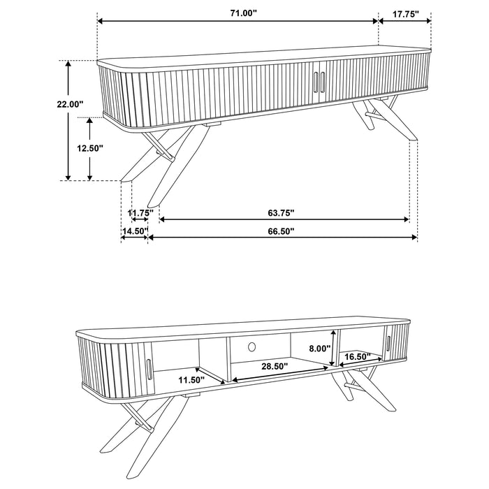 Valna Tv Stand - Imperial Furniture (Las Vegas, NV) - Multi Location