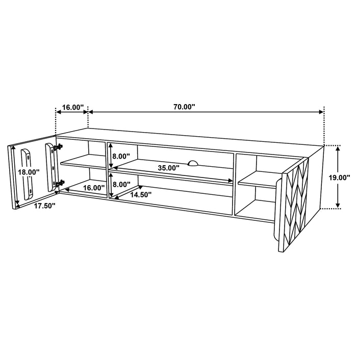 Keese Tv Stand - Imperial Furniture (Las Vegas, NV) - Multi Location