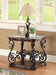 Laney End Table Deep Merlot and Clear - Imperial Furniture (Las Vegas, NV) - Multi Location