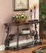 Laney Sofa Table Deep Merlot and Clear - Imperial Furniture (Las Vegas, NV) - Multi Location