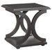 Shelly C-shaped Base End Table Cappuccino - Imperial Furniture (Las Vegas, NV) - Multi Location