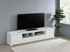 Jude 2-door 79" TV Stand With Drawers White High Gloss - Imperial Furniture (Las Vegas, NV) - Multi Location