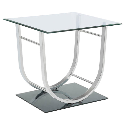 Danville U-shaped End Table Chrome - Imperial Furniture (Las Vegas, NV) - Multi Location