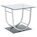 Danville U-shaped End Table Chrome - Imperial Furniture (Las Vegas, NV) - Multi Location