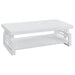 Schmitt Rectangular Coffee Table High Glossy White - Imperial Furniture (Las Vegas, NV) - Multi Location