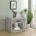 Felix 1-drawer Square Engineered Wood End Table Grey Driftwood - Imperial Furniture (Las Vegas, NV) - Multi Location