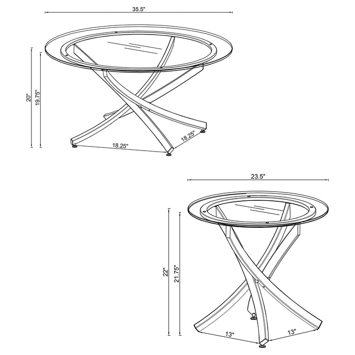 Brooke Table Sets - Imperial Furniture (Las Vegas, NV) - Multi Location