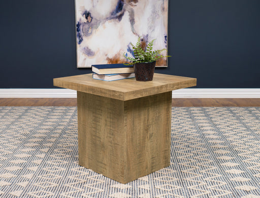 Devar Square Engineered Wood End Table Mango - Imperial Furniture (Las Vegas, NV) - Multi Location