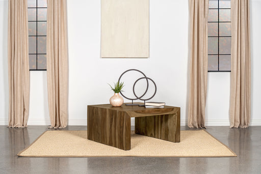 Odilia Square Solid Wood Coffee Table Auburn - Imperial Furniture (Las Vegas, NV) - Multi Location