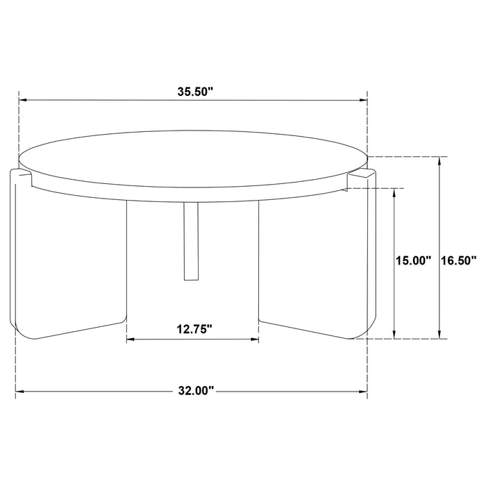 Cordova Coffee Table - Imperial Furniture (Las Vegas, NV) - Multi Location