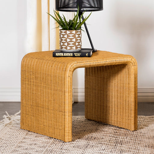 Juanita Square Rattan End Table Natural - Imperial Furniture (Las Vegas, NV) - Multi Location
