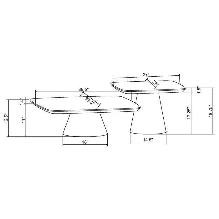Eason Coffee Table Set - Imperial Furniture (Las Vegas, NV) - Multi Location