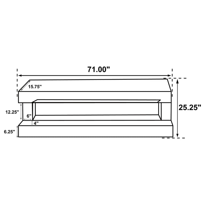Vallerie Tv Stand - Imperial Furniture (Las Vegas, NV) - Multi Location
