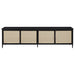 Amherst 4-door 78-inch Metal TV Stand Media Console Black - Imperial Furniture (Las Vegas, NV) - Multi Location