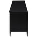Amherst 4-door 78-inch Metal TV Stand Media Console Black - Imperial Furniture (Las Vegas, NV) - Multi Location