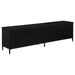 Amherst 4-door 78-inch Metal TV Stand Media Console Black - Imperial Furniture (Las Vegas, NV) - Multi Location