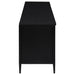 Amherst 4-door 78-inch Metal TV Stand Media Console Black - Imperial Furniture (Las Vegas, NV) - Multi Location