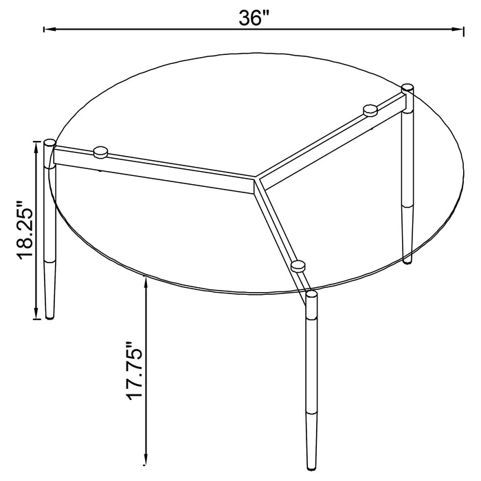 Rosalie Coffee Table - Imperial Furniture (Las Vegas, NV) - Multi Location