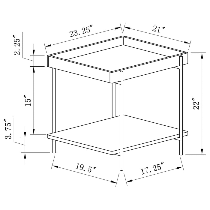 Fallon End & Side Table - Imperial Furniture (Las Vegas, NV) - Multi Location