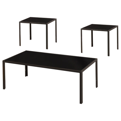 Brock 3-piece Occasional Table Set Warm Medium Brown - Imperial Furniture (Las Vegas, NV) - Multi Location