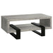 Dinard Coffee Table with Shelf Grey Driftwood - Imperial Furniture (Las Vegas, NV) - Multi Location