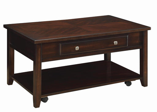 Bradford Rectangular Lift Top Coffee Table Walnut - Imperial Furniture (Las Vegas, NV) - Multi Location