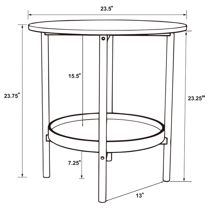 Delfin End & Side Table - Imperial Furniture (Las Vegas, NV) - Multi Location