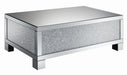 Gillian Rectangular Coffee Table Clear Mirror - Imperial Furniture (Las Vegas, NV) - Multi Location