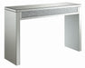 Gillian Rectangular Sofa Table Silver and Clear Mirror - Imperial Furniture (Las Vegas, NV) - Multi Location
