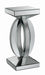 Amalia Square End Table with Lower Shelf Clear Mirror - Imperial Furniture (Las Vegas, NV) - Multi Location