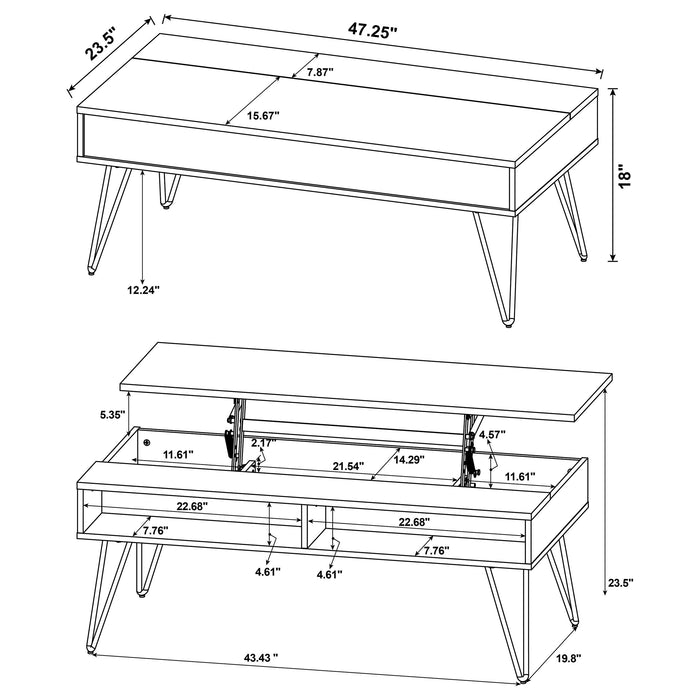 Fanning Coffee Table Sets - Imperial Furniture (Las Vegas, NV) - Multi Location