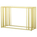 Adri Metal Frame Sofa Table Matte Brass - Imperial Furniture (Las Vegas, NV) - Multi Location