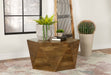 Zalika Hexagonal Coffee Table Natural - Imperial Furniture (Las Vegas, NV) - Multi Location