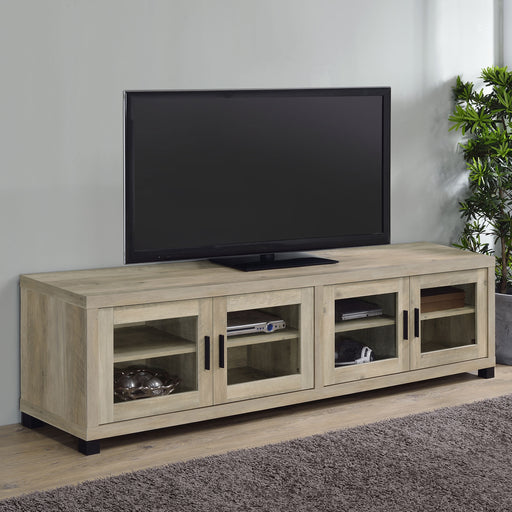 Sachin Rectangular TV Console with Glass Doors - Imperial Furniture (Las Vegas, NV) - Multi Location
