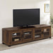 Sachin Rectangular TV Console with Glass Doors - Imperial Furniture (Las Vegas, NV) - Multi Location