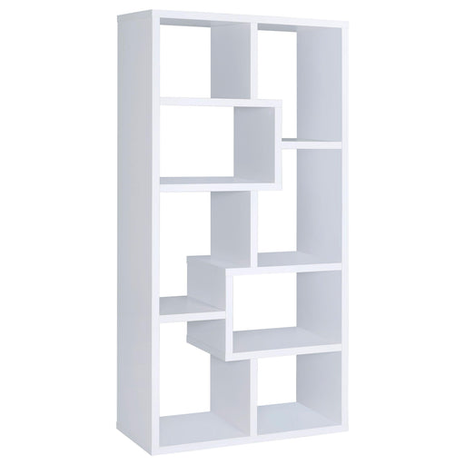 Theo 10-shelf Bookcase White - Imperial Furniture (Las Vegas, NV) - Multi Location