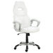 Bruce Adjustable Height Office Chair White and Silver - Imperial Furniture (Las Vegas, NV) - Multi Location