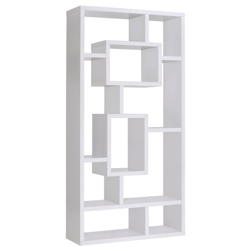 Howie 10-shelf Bookcase White - Imperial Furniture (Las Vegas, NV) - Multi Location