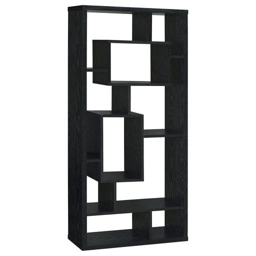Linbrook 10-shelf Bookcase Black Oak - Imperial Furniture (Las Vegas, NV) - Multi Location