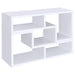 Velma Convertible TV Console and Bookcase White - Imperial Furniture (Las Vegas, NV) - Multi Location