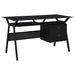 Weaving 2-drawer Computer Desk Black - Imperial Furniture (Las Vegas, NV) - Multi Location